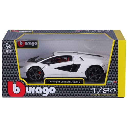 Bburago Lamborghini Countach LPI 800-4 18/21102 WHITE 4893993211029