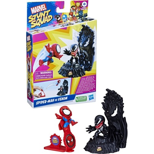 Hasbro Marvel Stunt Squad Spiderman Vs Venom F6895 / F7068 5010994180928
