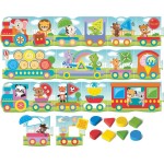 Clementoni Εξυπνούλης Baby Montessori Εκπαιδευτικό Παιχνίδι Τρενάκι Με Σχήματα Για 12-36 Μηνών 1024-63237 8005125632374