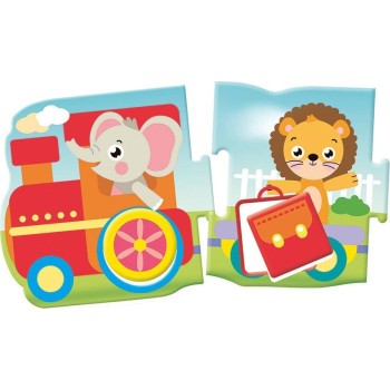 Clementoni Εξυπνούλης Baby Montessori Εκπαιδευτικό Παιχνίδι Τρενάκι Με Σχήματα Για 12-36 Μηνών 1024-63237 8005125632374