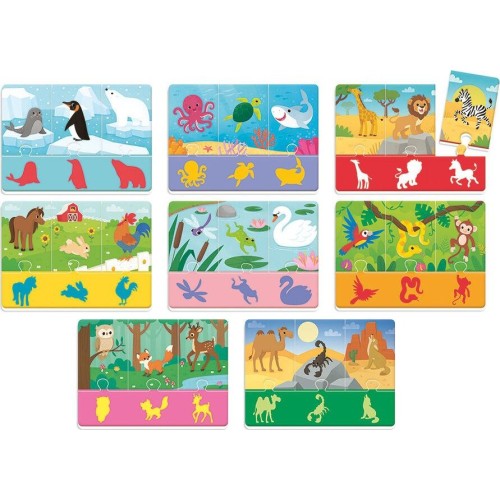 Clementoni Smart Baby Montessori Educational Game Which Animal Is It?For 12-36 Months 1024-63244 8005125632442