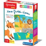Clementoni Εξυπνούλης Baby Montessori Εκπαιδευτικό Παιχνίδι Ποιο Ζωάκι Είναι? Για 12-36 Μηνών 1024-63244 8005125632442