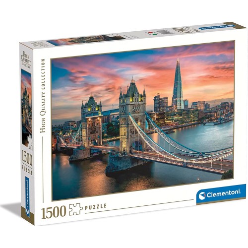 Clementoni 31694 Collection London Twilight 1500 Pieces, Jigsaw Puzzle For Adults-Made 1220-31694 8005125316946