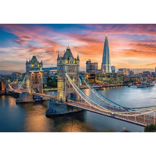 Clementoni 31694 Collection London Twilight 1500 Pieces, Jigsaw Puzzle For Adults-Made 1220-31694 8005125316946
