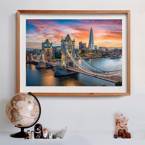 Clementoni 31694 Collection London Twilight 1500 Pieces, Jigsaw Puzzle For Adults-Made 1220-31694 8005125316946