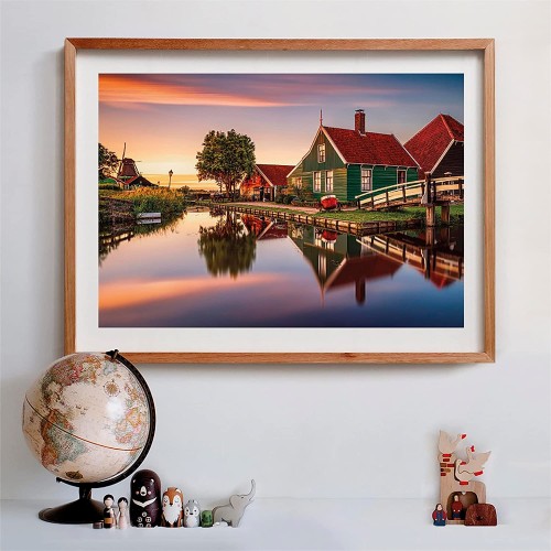Clementoni Παζλ 1500 H.Q. Zaanse Schans, Ολλανδία 1220-31696 8005125316960