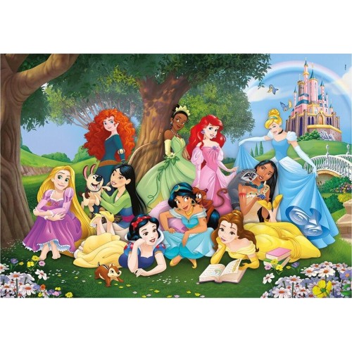 Clementoni Childrens Puzzle Supercolor Disney Princesses 104 TMX 1210-25743 8005125257430