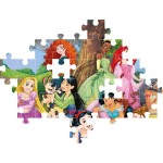 Clementoni Παιδικό Παζλ Supercolor Disney Πριγκίπισσες 104 Τμχ 1210-25743 8005125257430