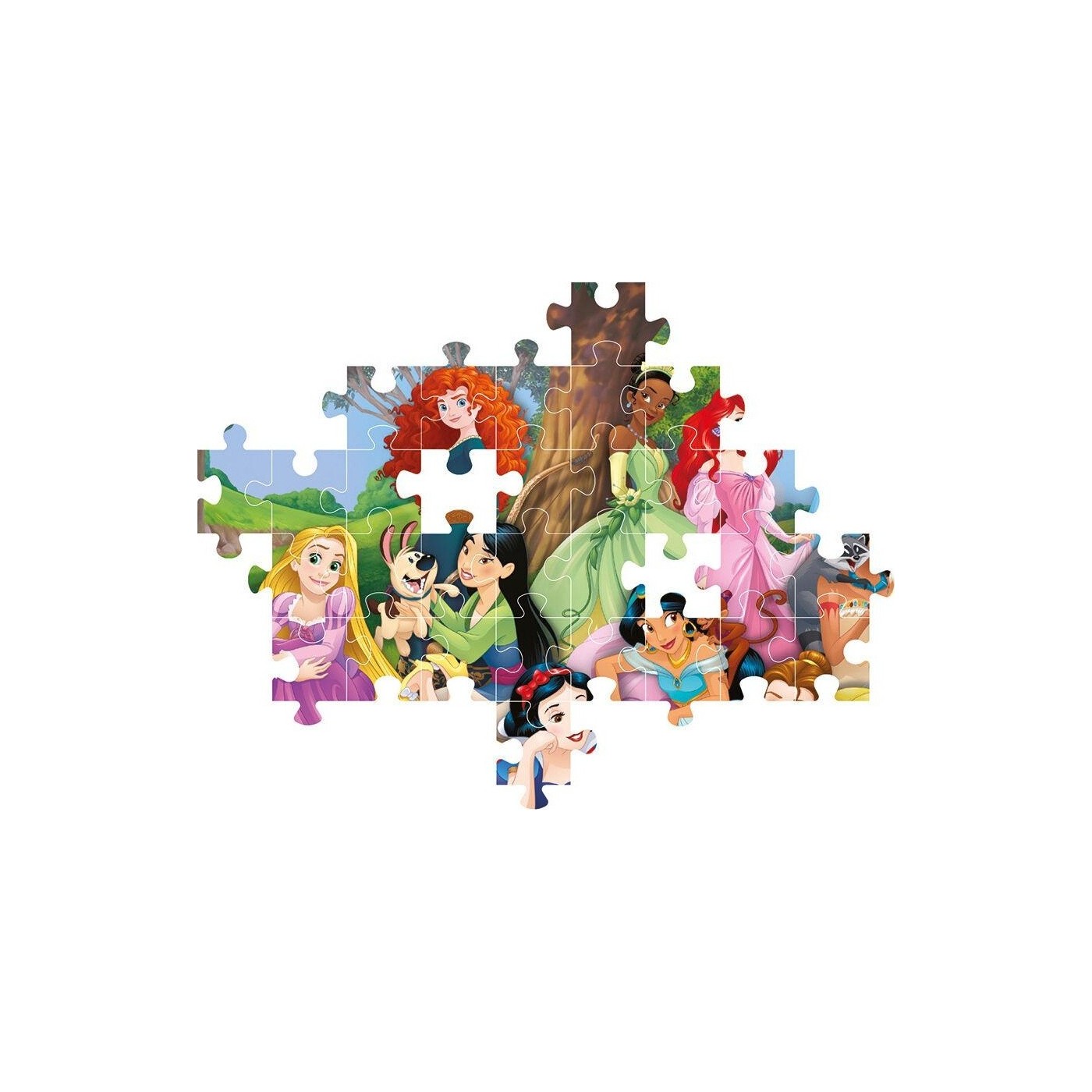 Clementoni Childrens Puzzle Supercolor Disney Princesses 104 TMX 1210 ...
