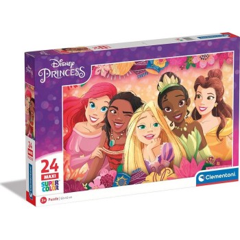 Clementoni Maxi Supercolor Disney Princesses 24 Pcs Maxi Supercolor 1200-24241 8005125242412