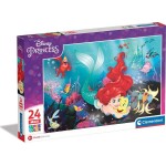 Clementoni Maxi Supercolor Disney Kids Pazl The Little Mermaid 24 Pcs 1200-24243 8005125242436
