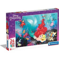 Clementoni Maxi Supercolor Disney Kids Pazl The Little Mermaid 24 Pcs 1200-24243 8005125242436