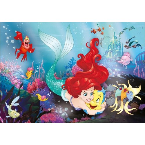 Clementoni Maxi Supercolor Disney Kids Pazl The Little Mermaid 24 Pcs 1200-24243 8005125242436