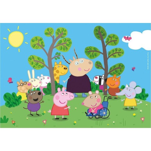 Clementoni Παιδικό Παζλ Maxi Supercolor Peppa Pig 24 Τμχ 1200-24237 8005125242375