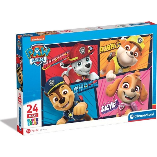 Clementoni Maxi Supercolor Nickelodeon Paw Patrol 24 Pcs Maxi Supercolor 1200-24238 8005125242382