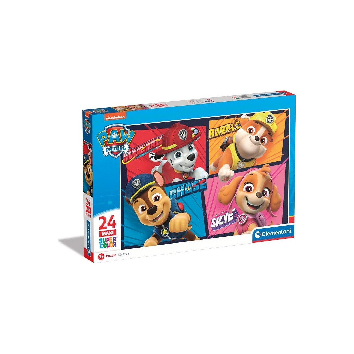 Clementoni Maxi Supercolor Nickelodeon Paw Patrol 24 Pcs Maxi ...