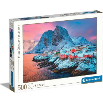 Clementoni High Quality Collection Norwegian Village 500 Pcs 1220-35144 8005125351442
