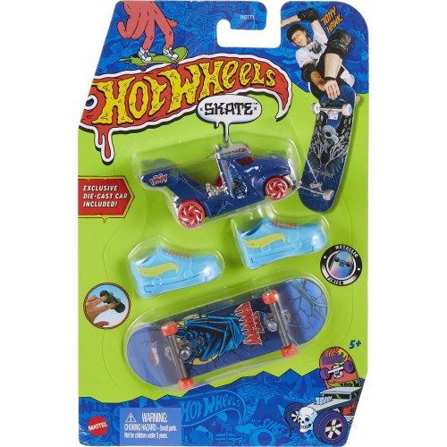 Mattel Hot Wheels Skates Board 3 Shoe Dc Tony Hawk Rig Storm Fingerboard HGT71 / HGT74 194735057665