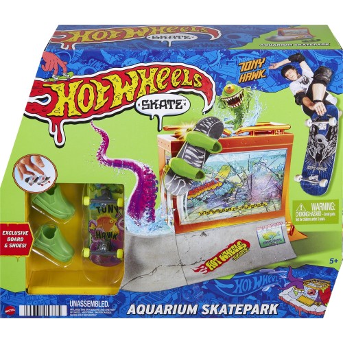 Mattel Hot Wheels Skate Aquarium Skatepark, Playset Πίστα HGT91 / HGT93 194735057764