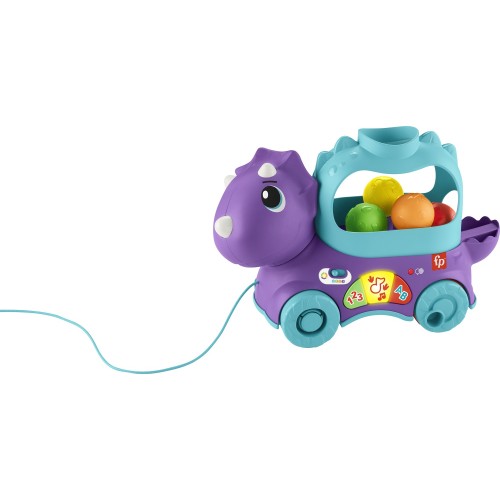 Mattel Εκπαιδευτικό Συρρόμενο Δεινοσαυράκι HNR55 194735148219