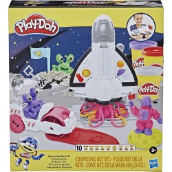 Hasbro Play-Doh Rocket Set With Moon Vehicle, 8 Space Accessories And 10, Plastic, F1711 5010993825622