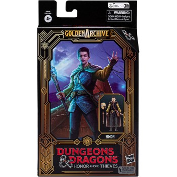 Hasbro Dungeons And Dragons Honor Among Thieves Golden Archive Simon Collectible Figure 6-Inch Scale Dandd Action Figures F4855 