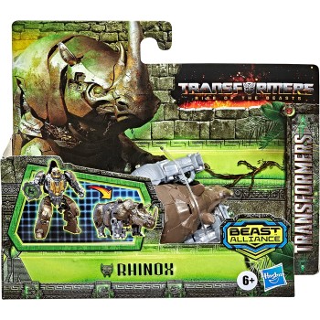 Hasbro Transformers Toys Rise Of The Beasts Movie Beast Alliance Battle Changers Rhinox Action Figure, Ages 6 And Up, 4.5 Inch F