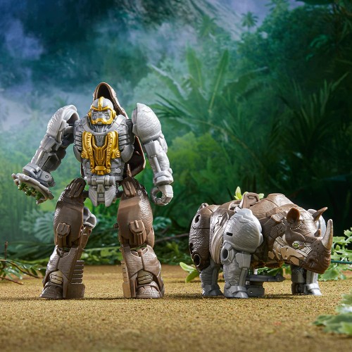 Hasbro Transformers Toys Rise Of The Beasts Movie Beast Alliance Battle Changers Rhinox Action Figure, Ages 6 And Up, 4.5 Inch F
