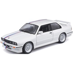 Bburago BMW M3 (E30) 1988 White 18/21100 WHITE 4893993014309