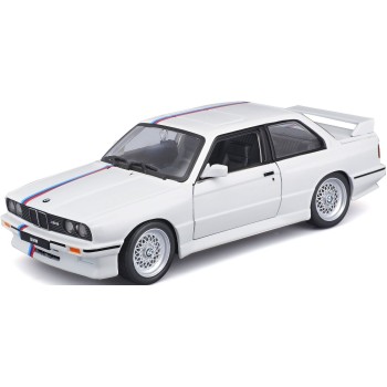 Bburago BMW M3 (E30) 1988 White 18/21100 WHITE 4893993014309