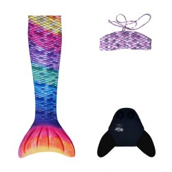 kuaki mermaids 3 Pcs Mermaid Tail Set Rainbow L CJ3RB-L 8435554405216