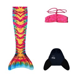 kuaki mermaids 3 Pcs Mermaid Tail Set Coral S Μαγιό Ουρά Γοργόνας CJ3CO-S 8435554406459