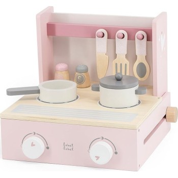 Label Label Wooden Portable Kitchen Pink 09-9301003-02 5420067924784
