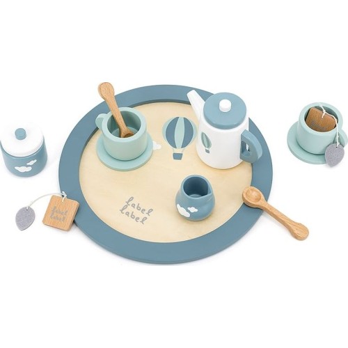 Label Label Wooden Tea Set Green 09-9301004-01 5420067924814