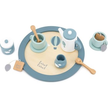 Label Label Wooden Tea Set Green 09-9301004-01 5420067924814