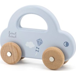 Label Label Wooden Blue Car 09-9301007-02 5420067925019