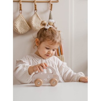 Label Label Wooden Beige Car 09-9301007-03 8720663934352