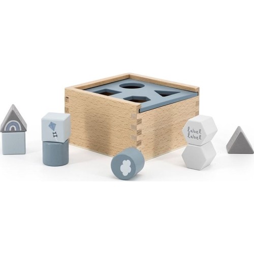 Label Label Wooden Blue Sort Box 09-9301008-02 5420067925057