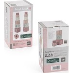 Label Label Wooden Cubes Stacking Blocks Numbers Pink 09-9301015-01 5420067925309