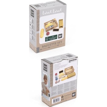 Label Label Wooden Breakfast Set 09-9301021-01 8720663934703