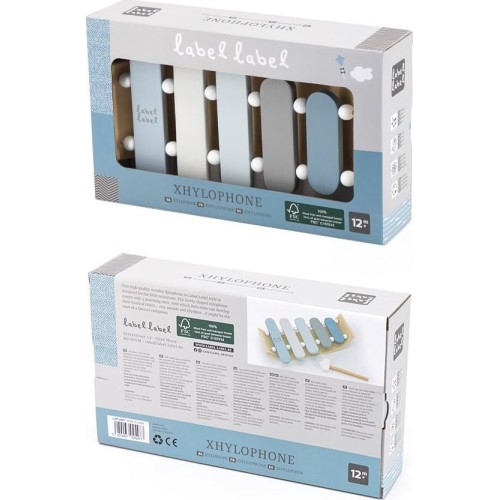 Label Label Ξύλινο Ξυλόφωνο Μπλε 09-9301018-02 5420067925477