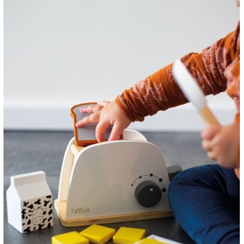 tryco Wooden Toaster With Accessories 09-9202002-01 8720289390433