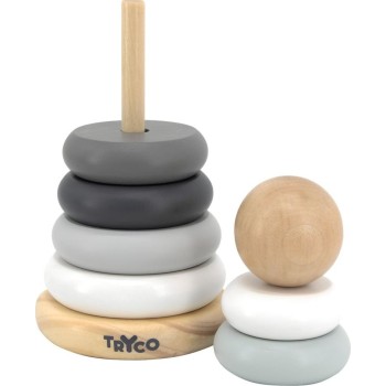 tryco Ξύλινη Πυραμίδα Ισορροπίας 09-9202007-01 8720289390471