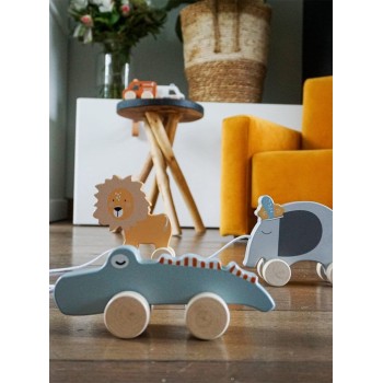 tryco Wooden Game Sliding Crocodile 09-9202019-01 8720289390600