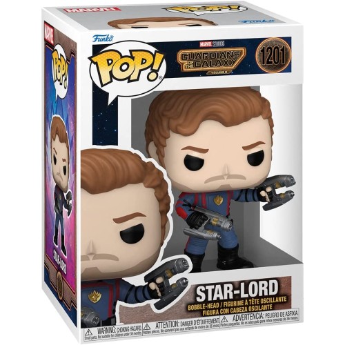Funko Pop! Marvel Guardians Of The Galaxy Vol.3 - Star-Lord N.1201 Bobble-Head Φιγούρα Από Βινύλιο 67508 889698675086