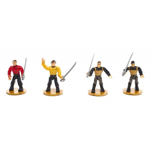 MEGA Συλλεκτικά Τουβλάκια Φιγούρες Star Trek Σετ Των 4 - 2 Σχέδια DPY04 / ASST 887961328400
