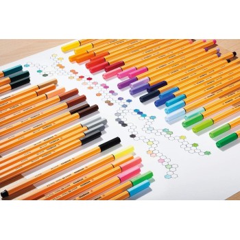 STABILO Point 88 Fineliner, Rust Red 88/47 4006381574723