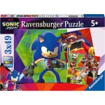 Ravensburger Puzzle 3x49 Sonic 05695 4005556056958