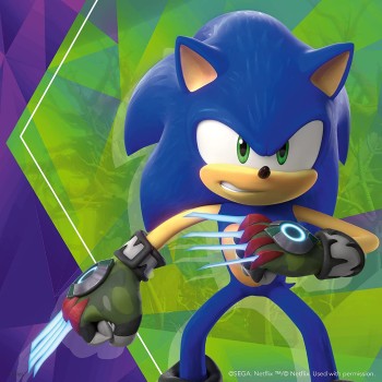 Ravensburger Puzzle 3x49 Sonic 05695 4005556056958
