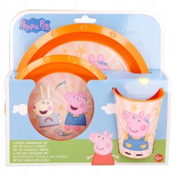 Stor Σετ Φαγητού 3 Τμχ. Peppa Pig 530-41255 8412497412556